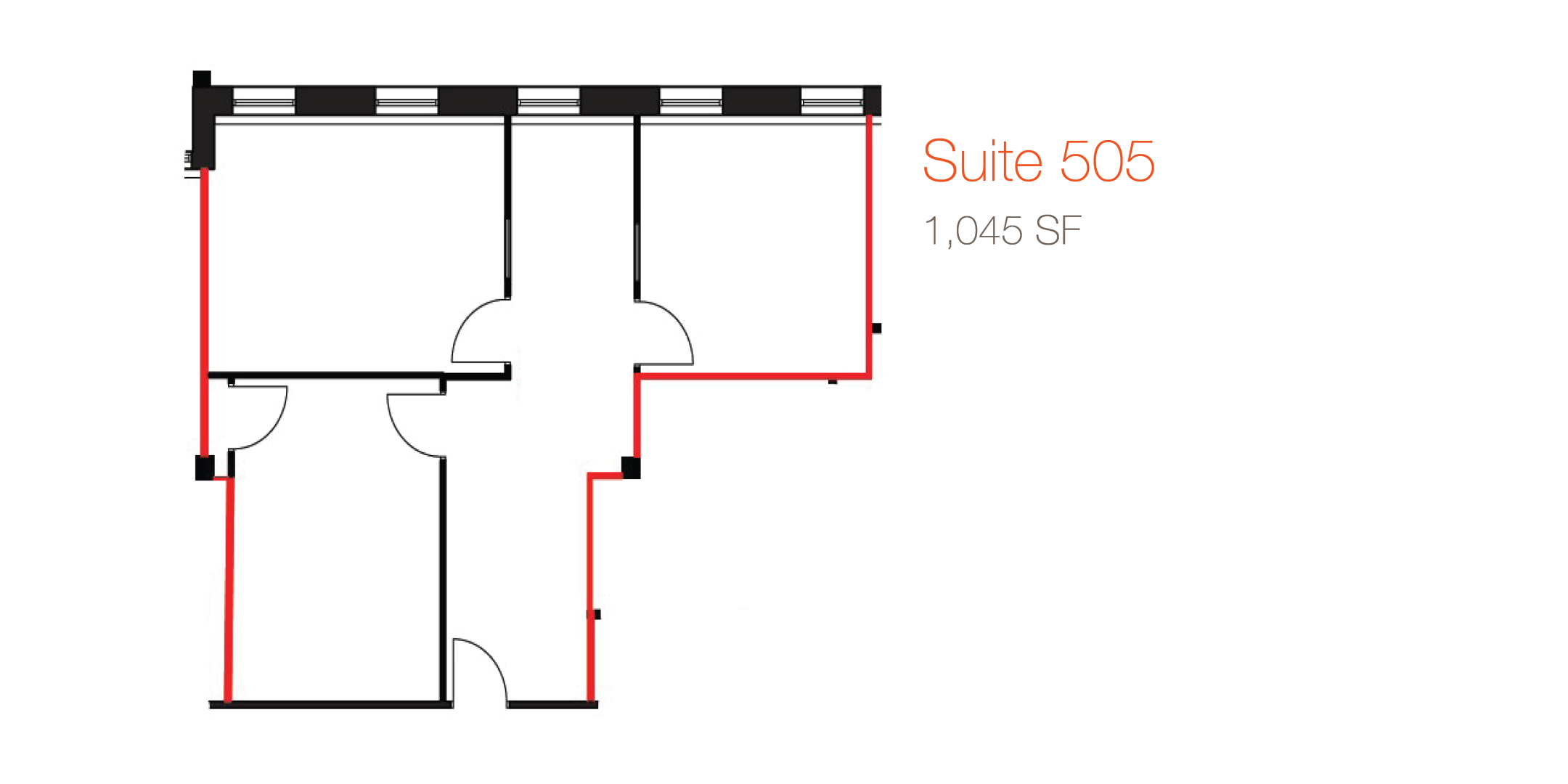 150 Consumers Road Floorplan of Unit 505