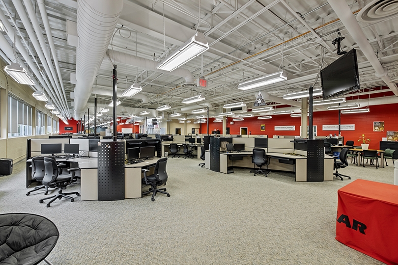 33 Kern Road office space showing workstations