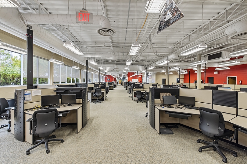 33 Kern Road office space showing workstations