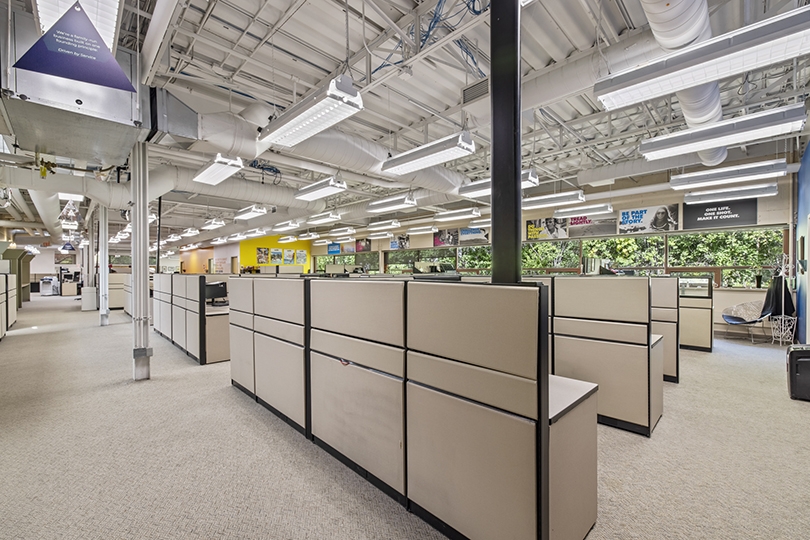 33 Kern Road office space showing workstations