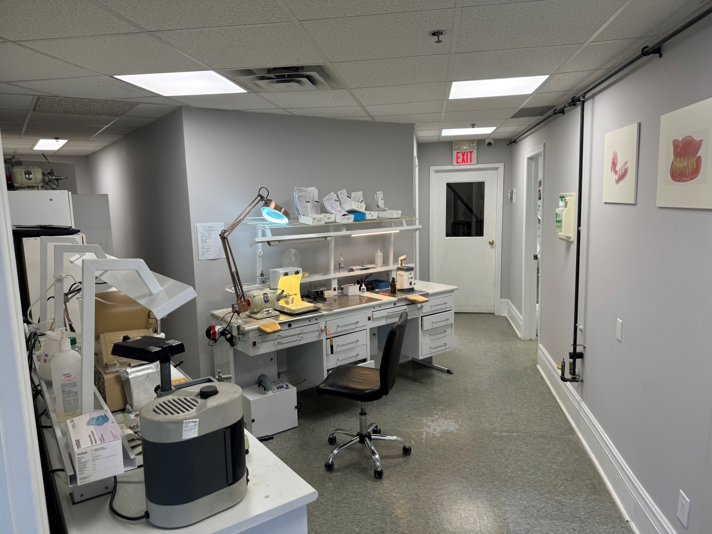 View of interior area of 588 Edward Avenue with dental equipment