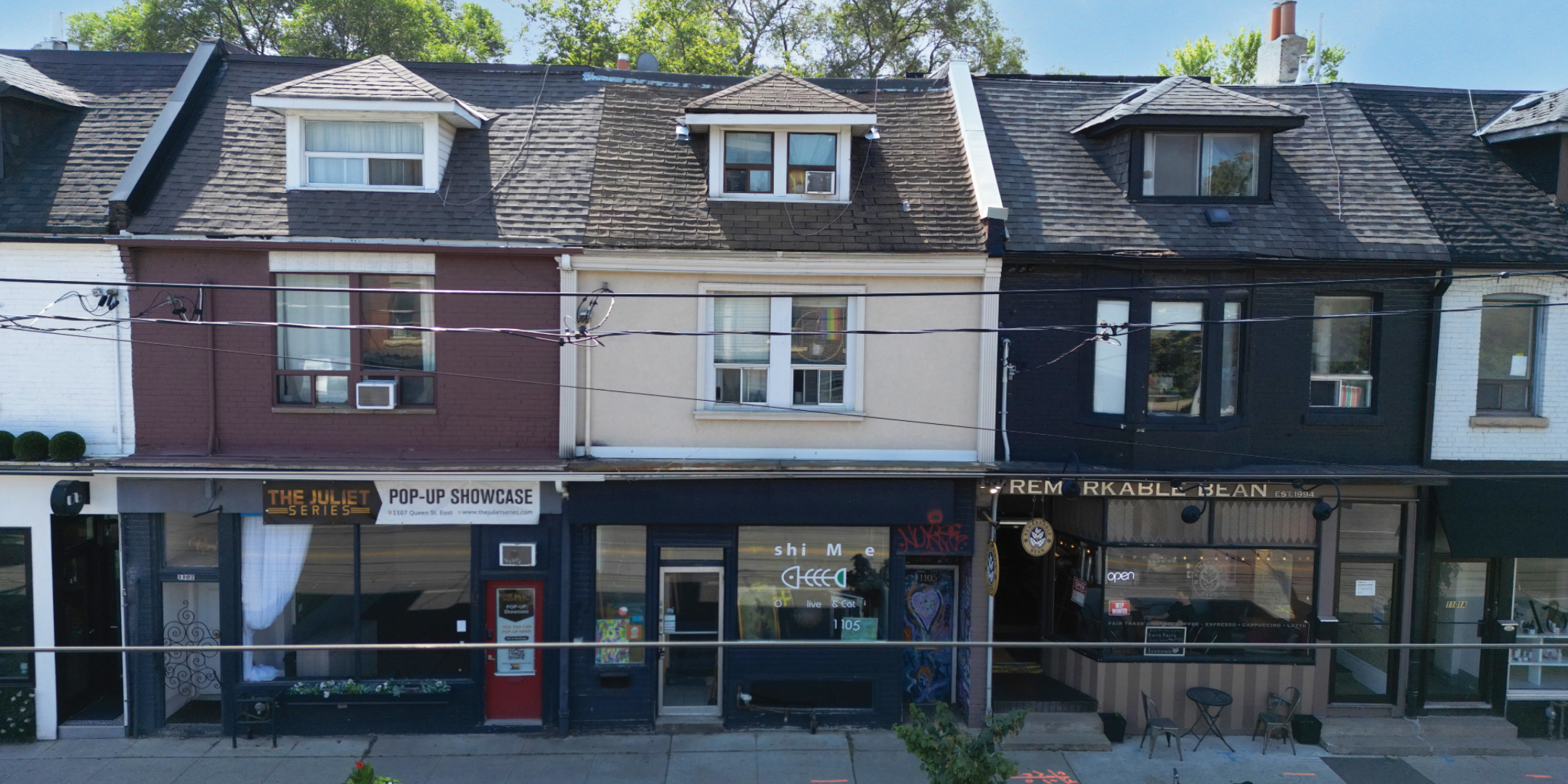 1105 Queen Street E Building Front Entrance