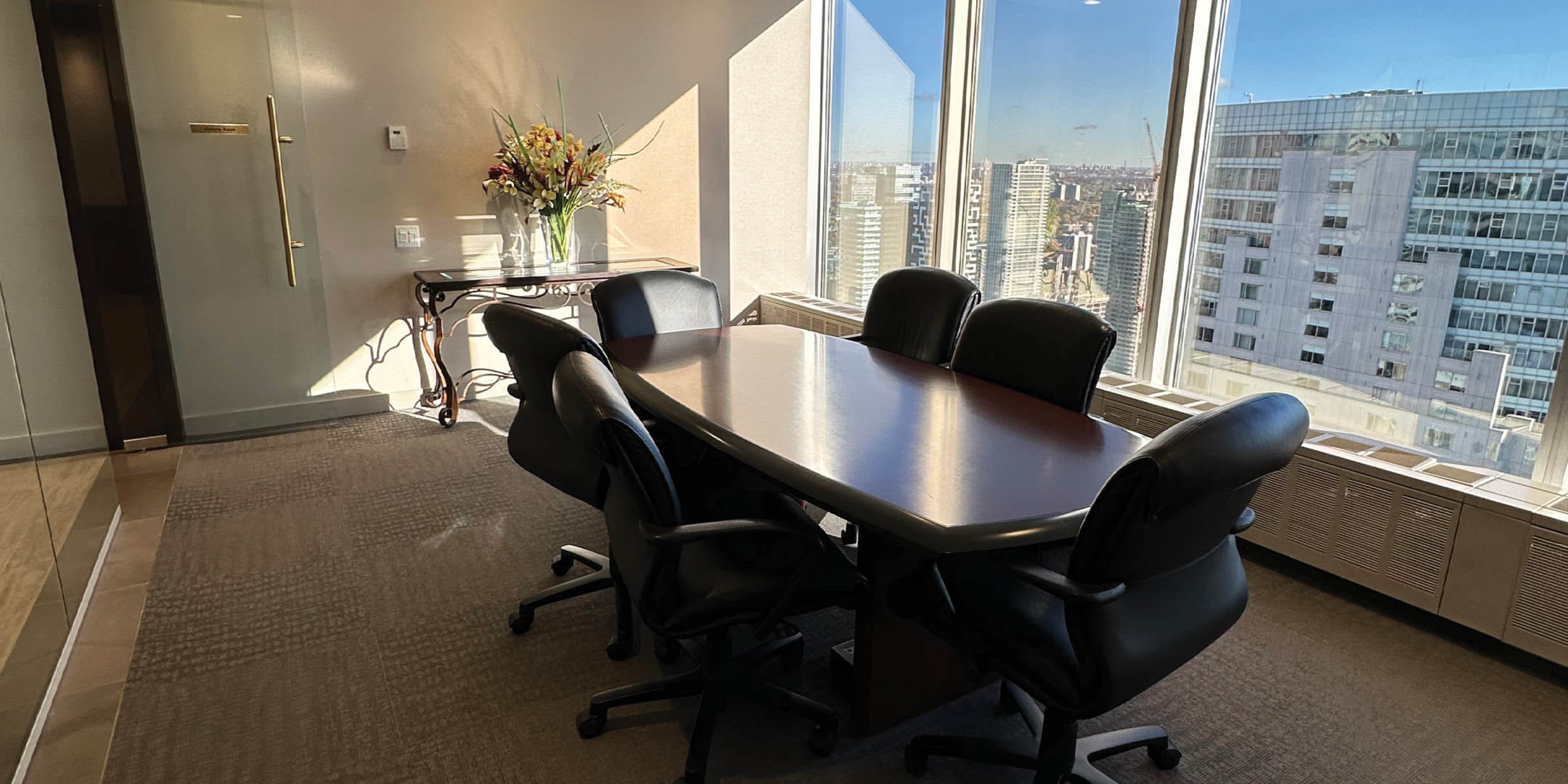 199 Bay Street interior view of office room with big windows