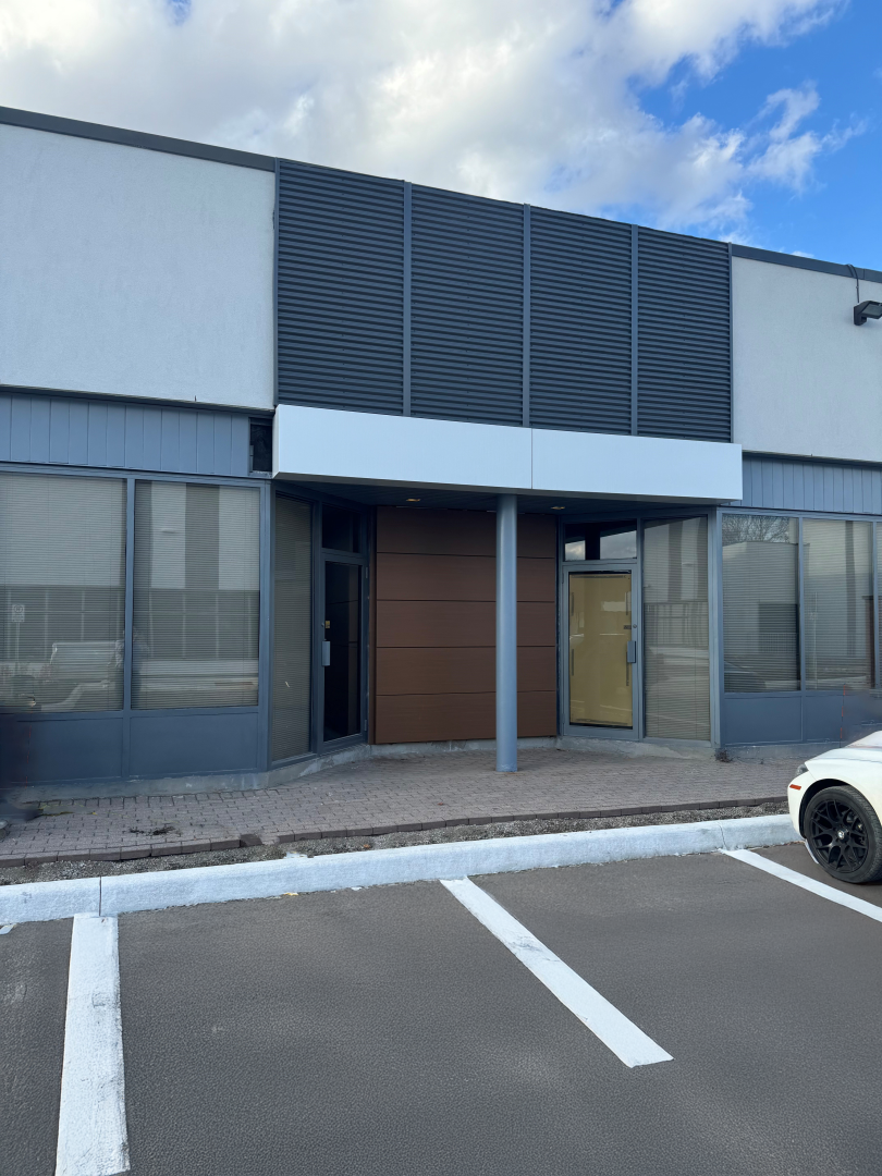 2526 Speers Road Units 14-15 Outside View with new pavement parking lot