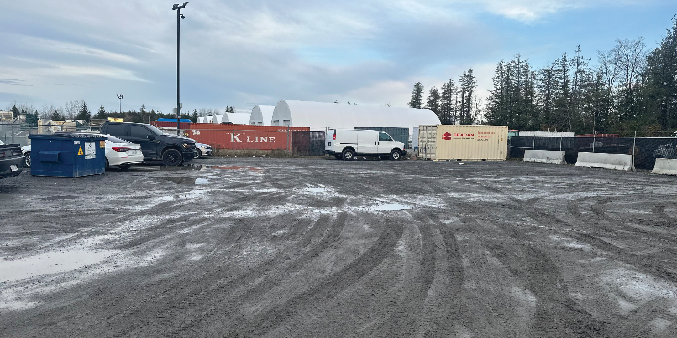 Outside storage area at 999 Moodie Drive