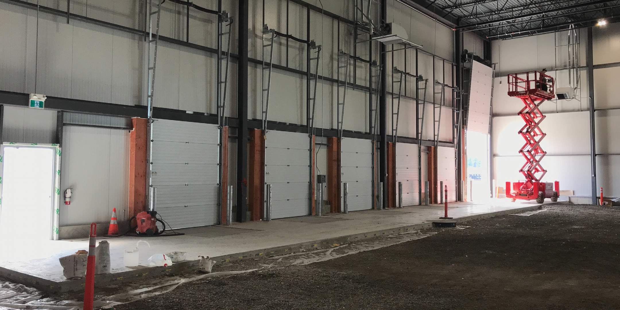 130 Warehouse Street Interior Shipping Doors
