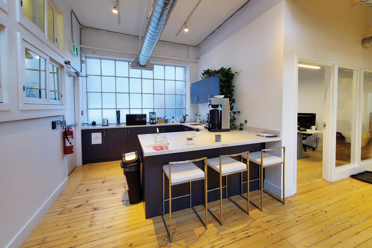571 Adelaide Street E second floor cafe area 