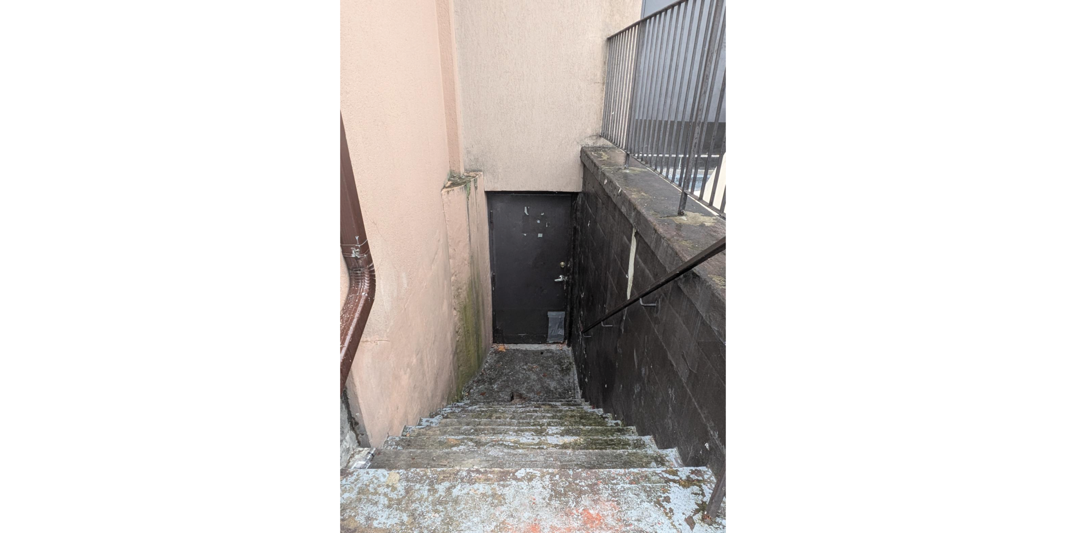 1710 St. Clair Avenue W Stairwell to lower level exterior