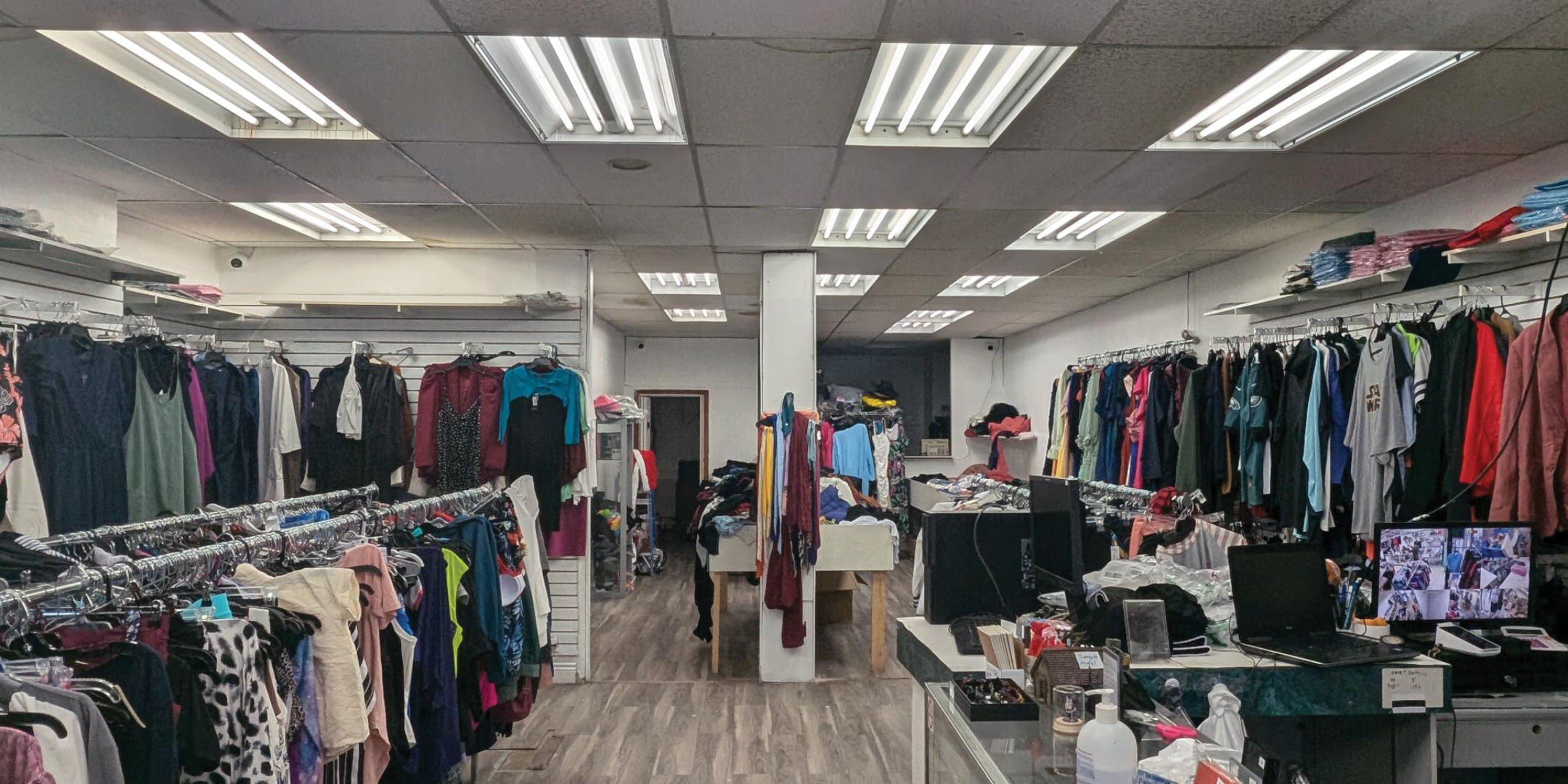1710 St. Clair Avenue W Interior Retail Area with Clothing