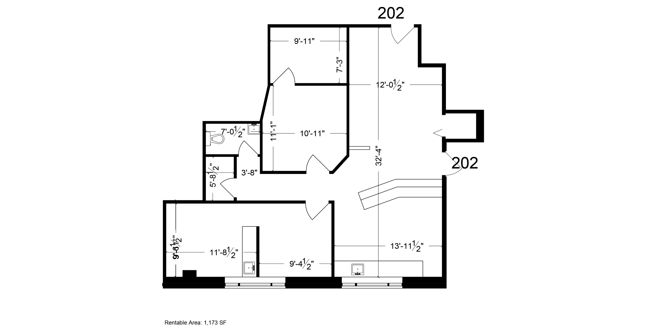 1939 Kennedy Road Floor Plan Unit 202