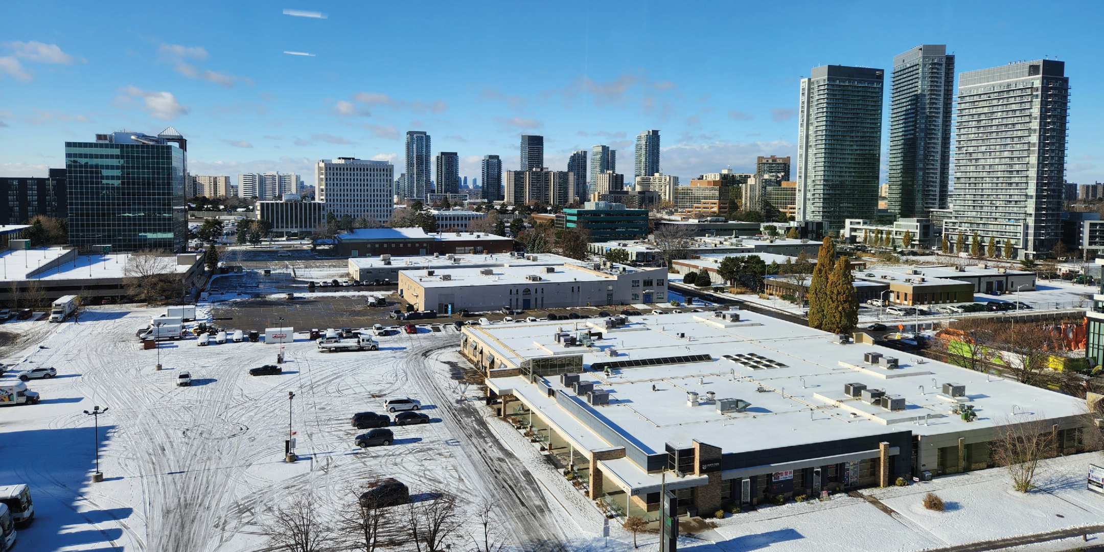 200 Consumers Road aerial view