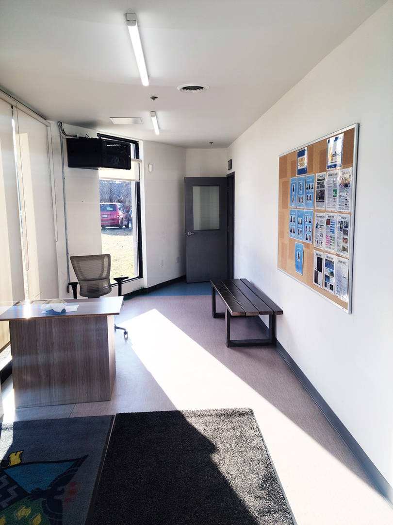 34 Kern unit 1 hallway with photo wall