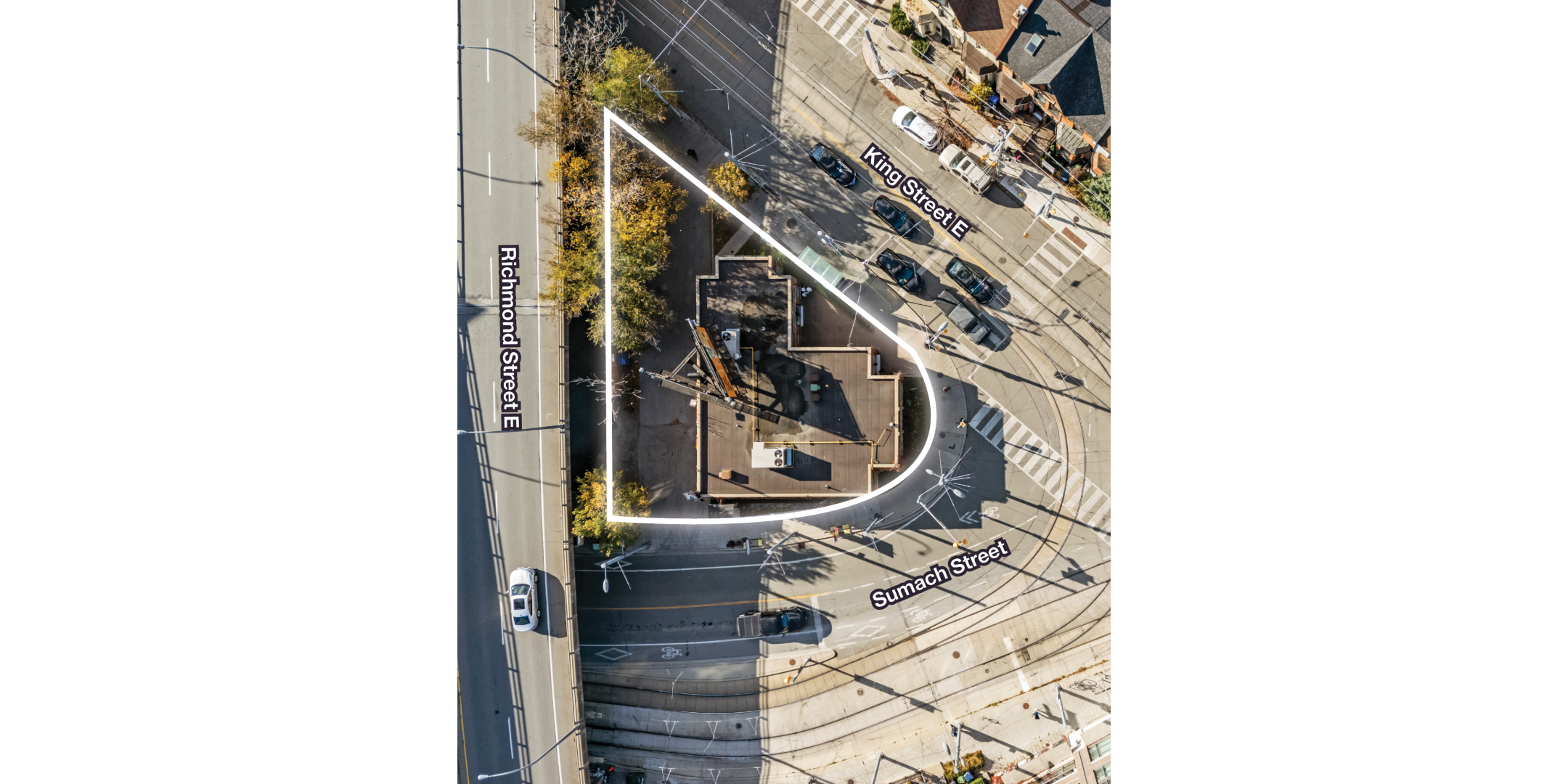 525 King Street E Property with Outline