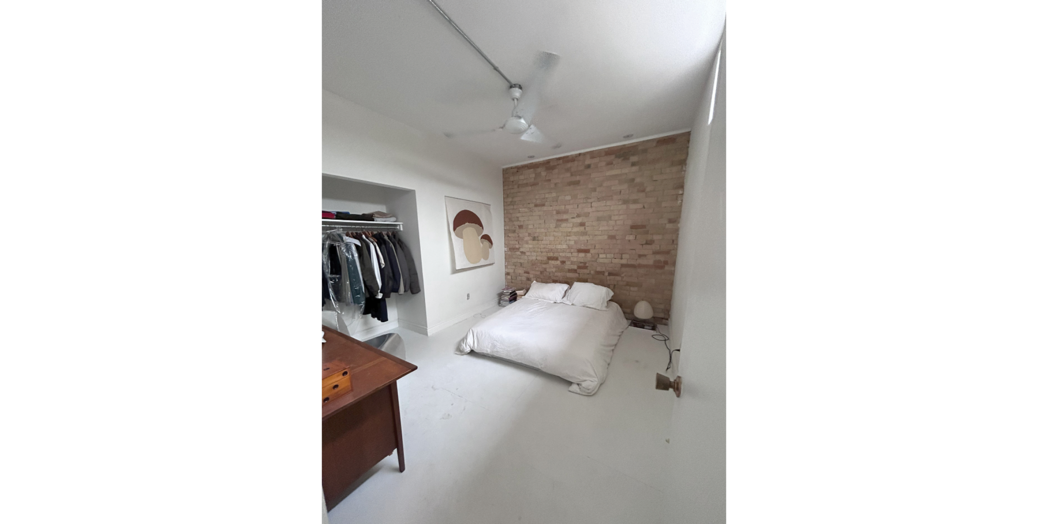 781 Queen Street E Apartment Area Bedroom with closet, bed and window