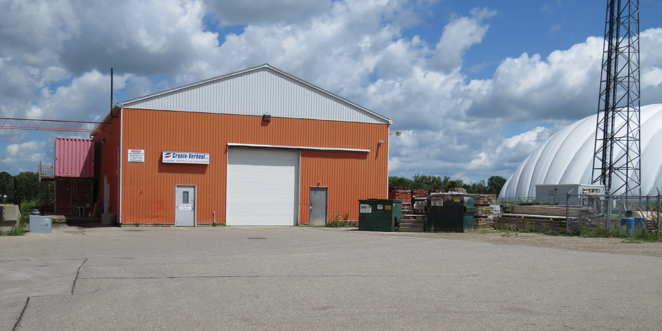 820 King Street N View of Entrance and Shipping Door