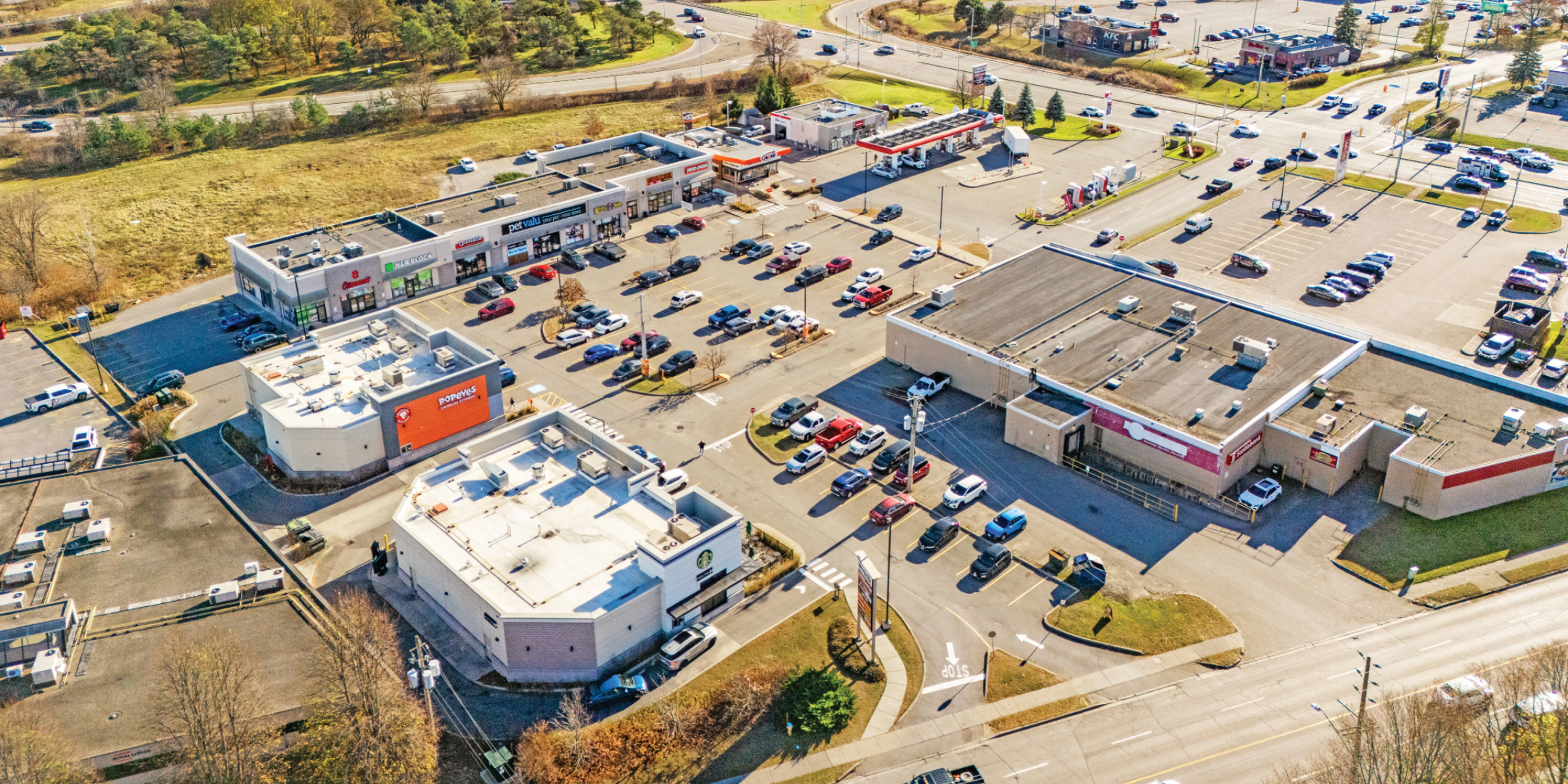 Brockville Crossroads View from Above Plaza