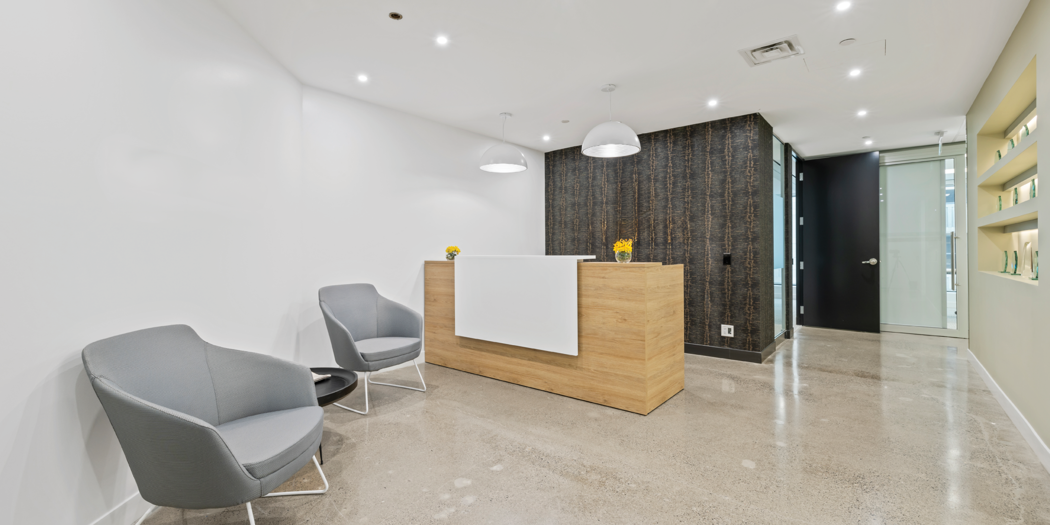11 King Street West reception with chairs 