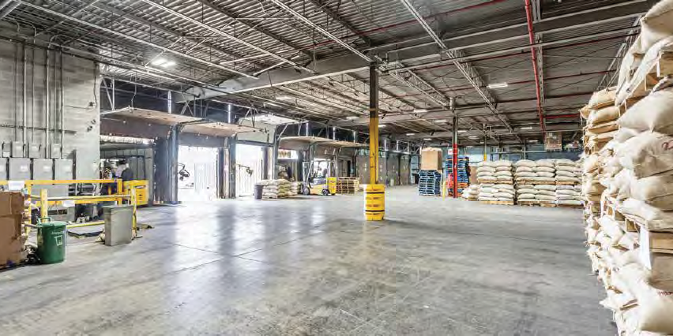 Interior warehouse area of 2495-2501 Stanfield Road