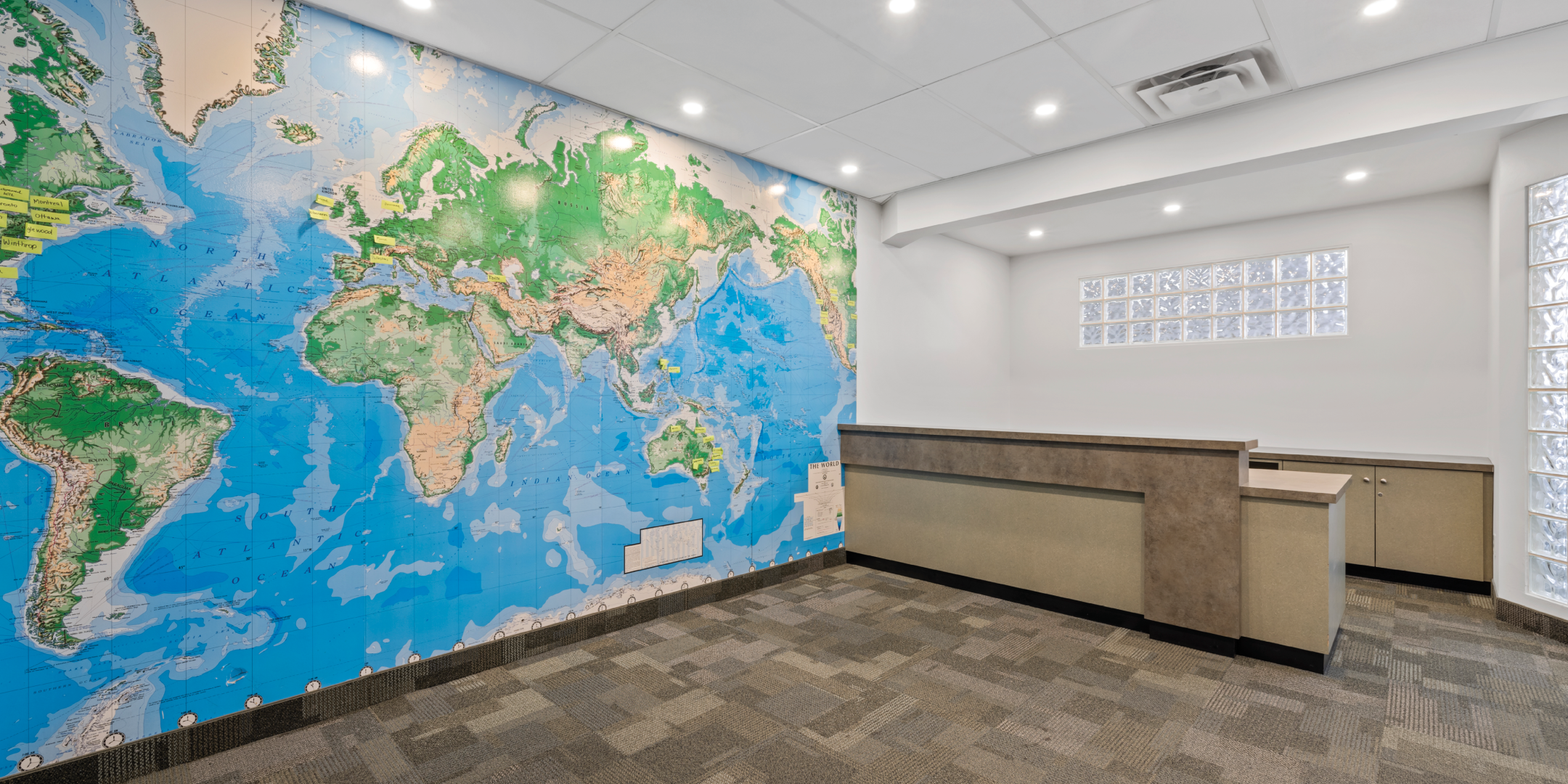 3284 Yonge reception area 
