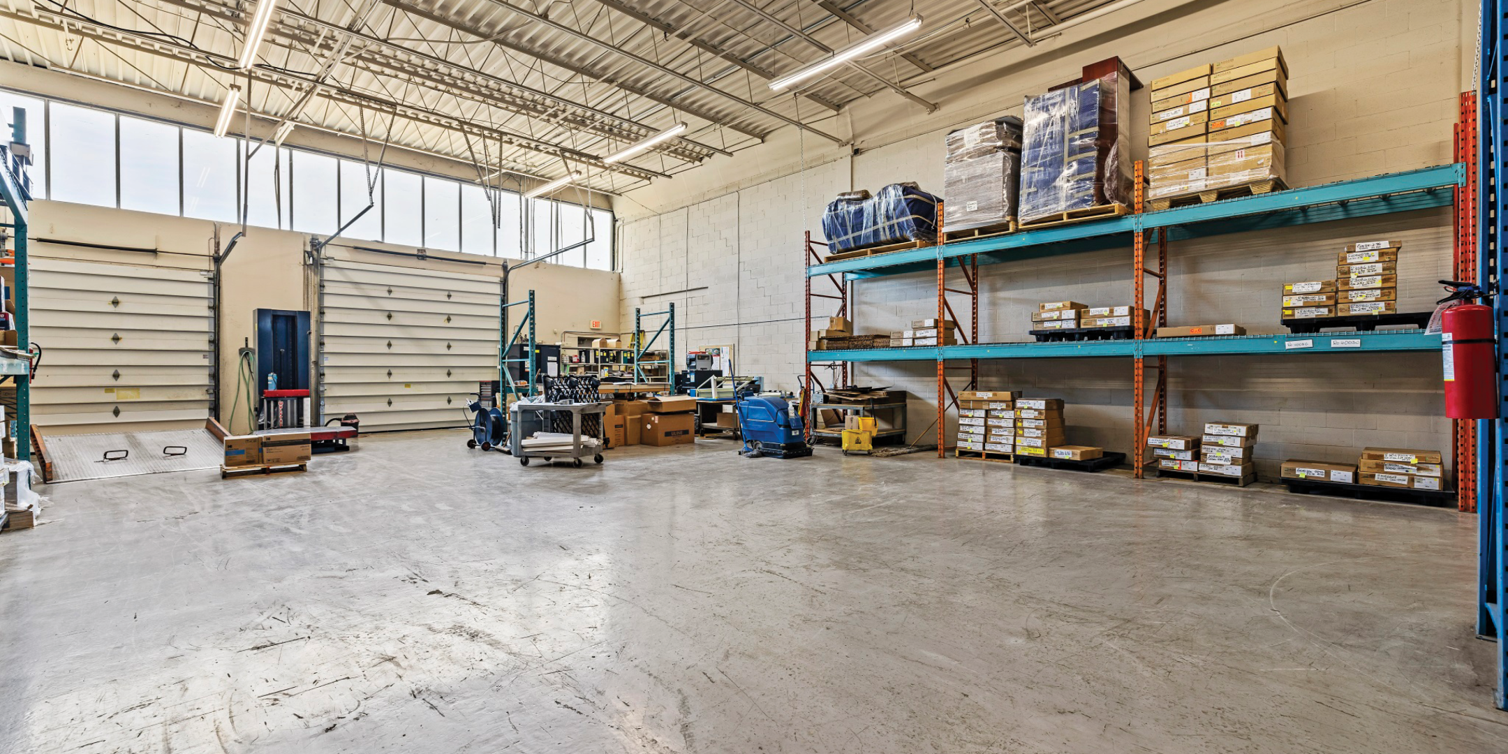 366-368 Signet Drive Warehouse Area with Shipping Door