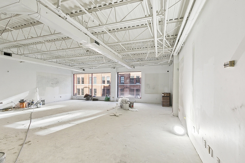101 Richmond St E interior view of the building with high ceilings and large windows