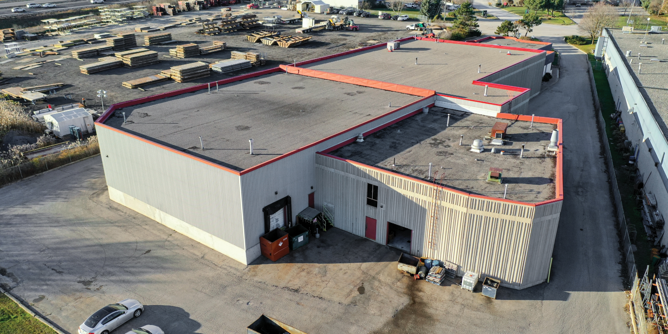 42 Cardico Drive Industrial Building Rear with Shipping Door
