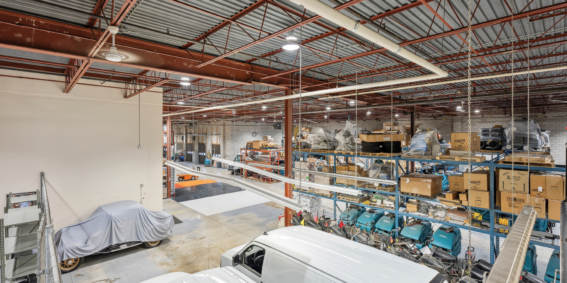 46 Hedgedale Road Warehouse Area with racking and shelving