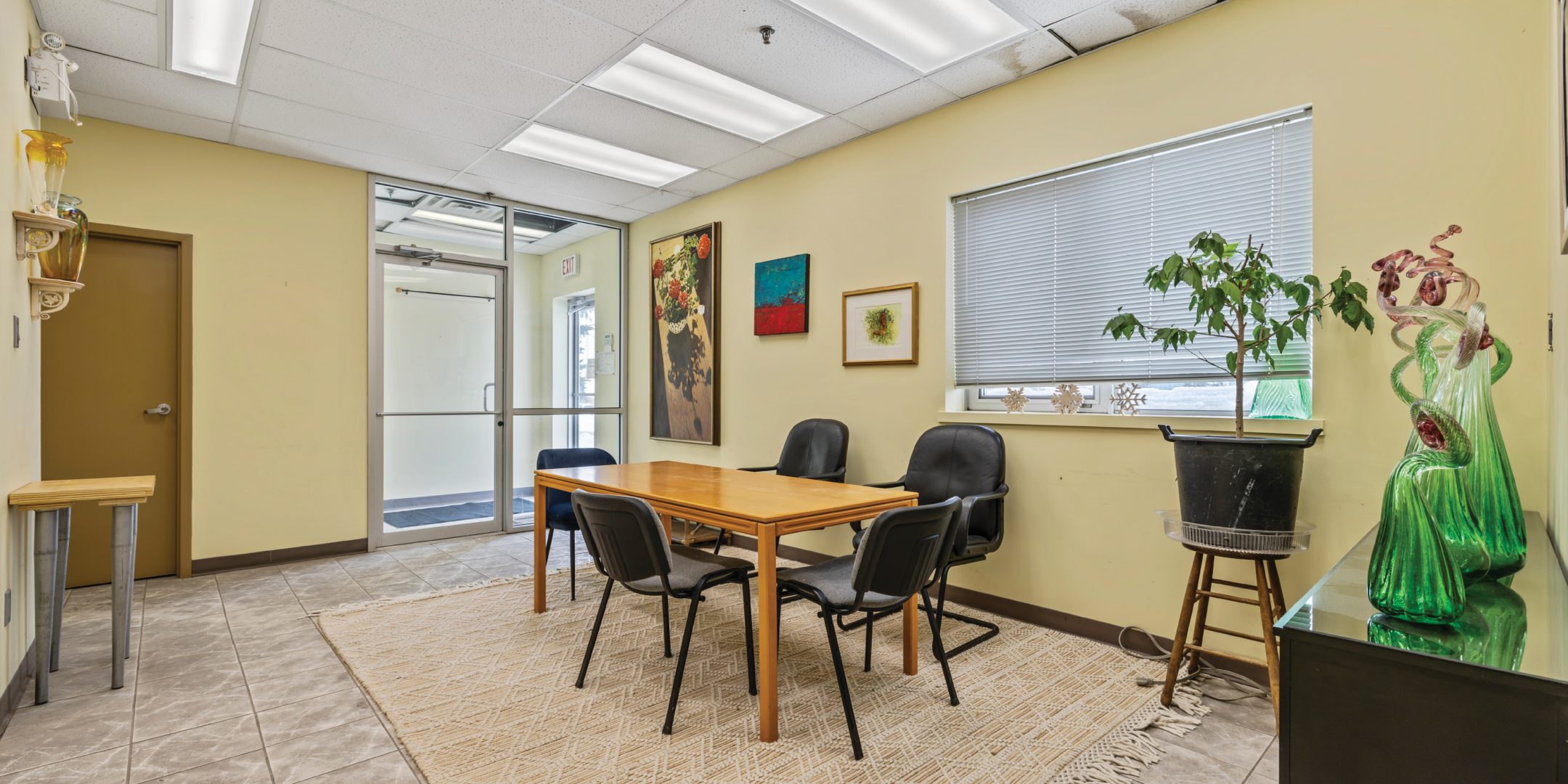 530 Dickson Dr interior view bright meeting room and window