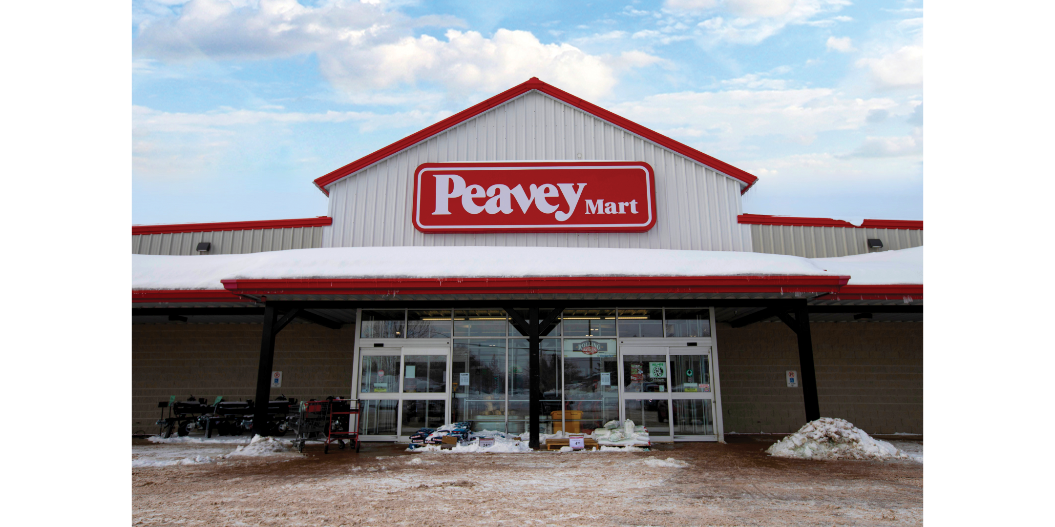 695 Great Northern Road Building Front Entrance (Peavey Mart) 