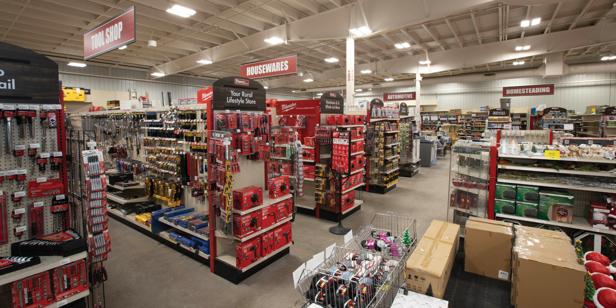 695 Great Northern Road Interior Retail Shelving