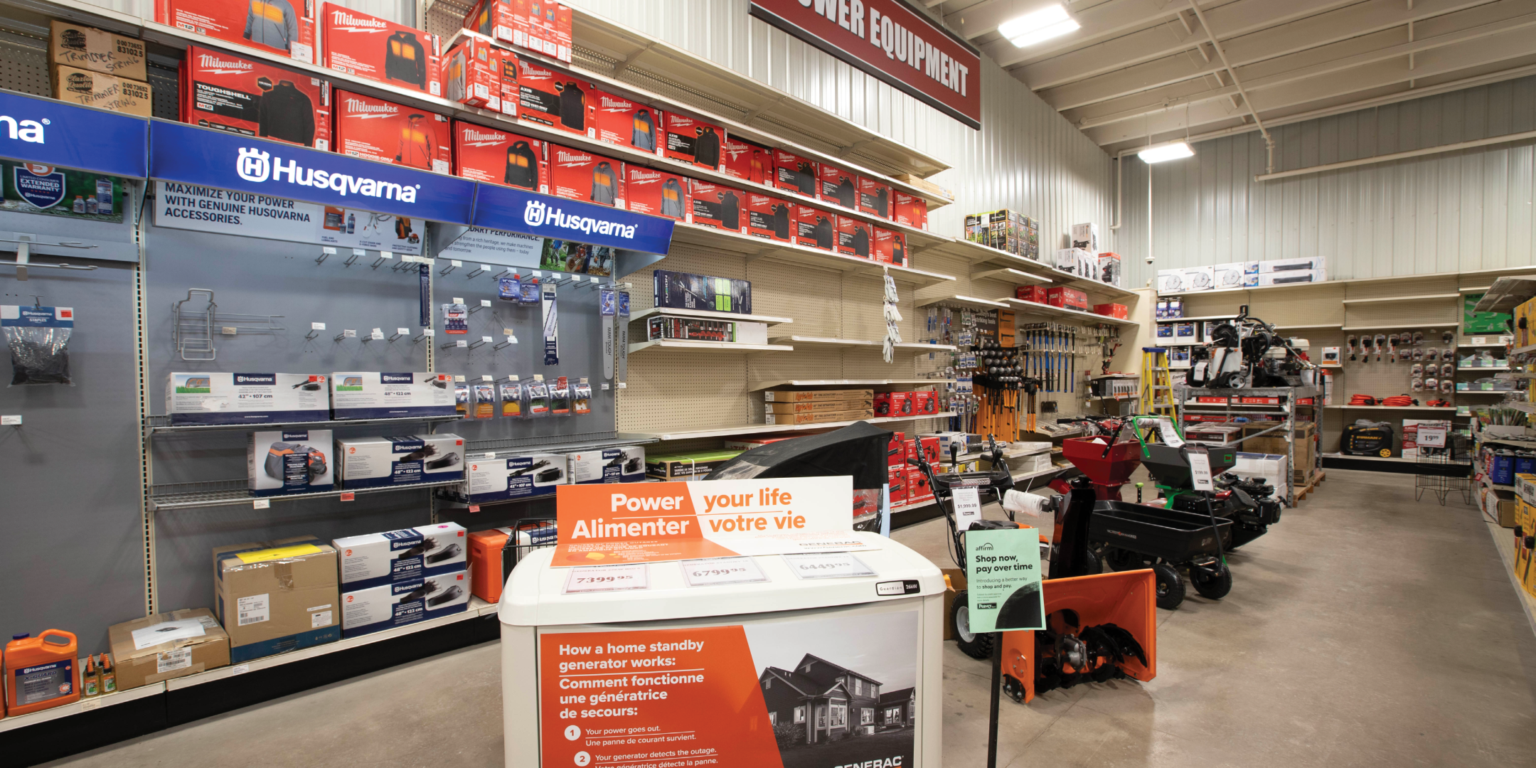 695 Great Northern Road Interior Retail Shelving and Storage