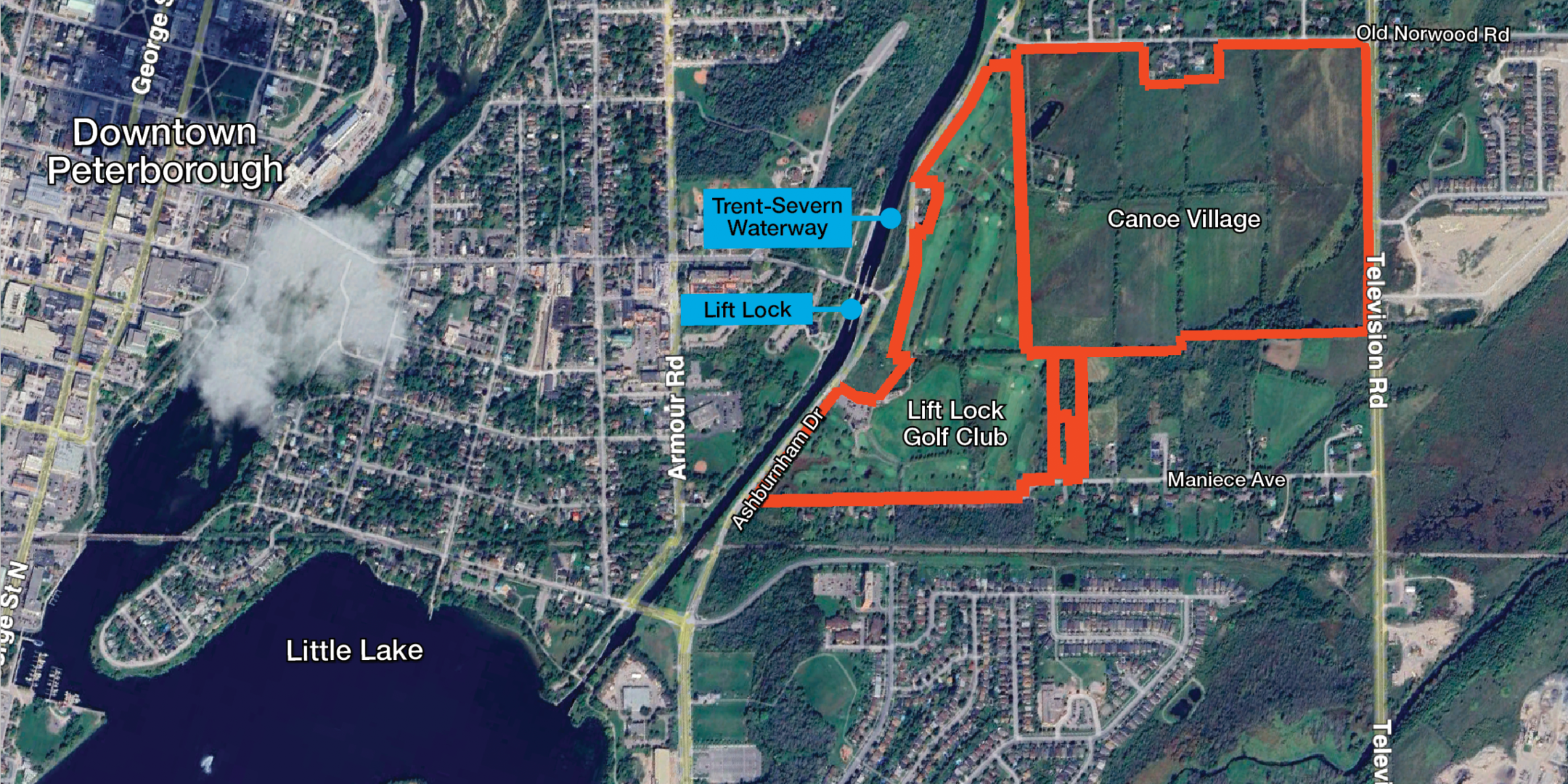 Canoe Village Property Outline