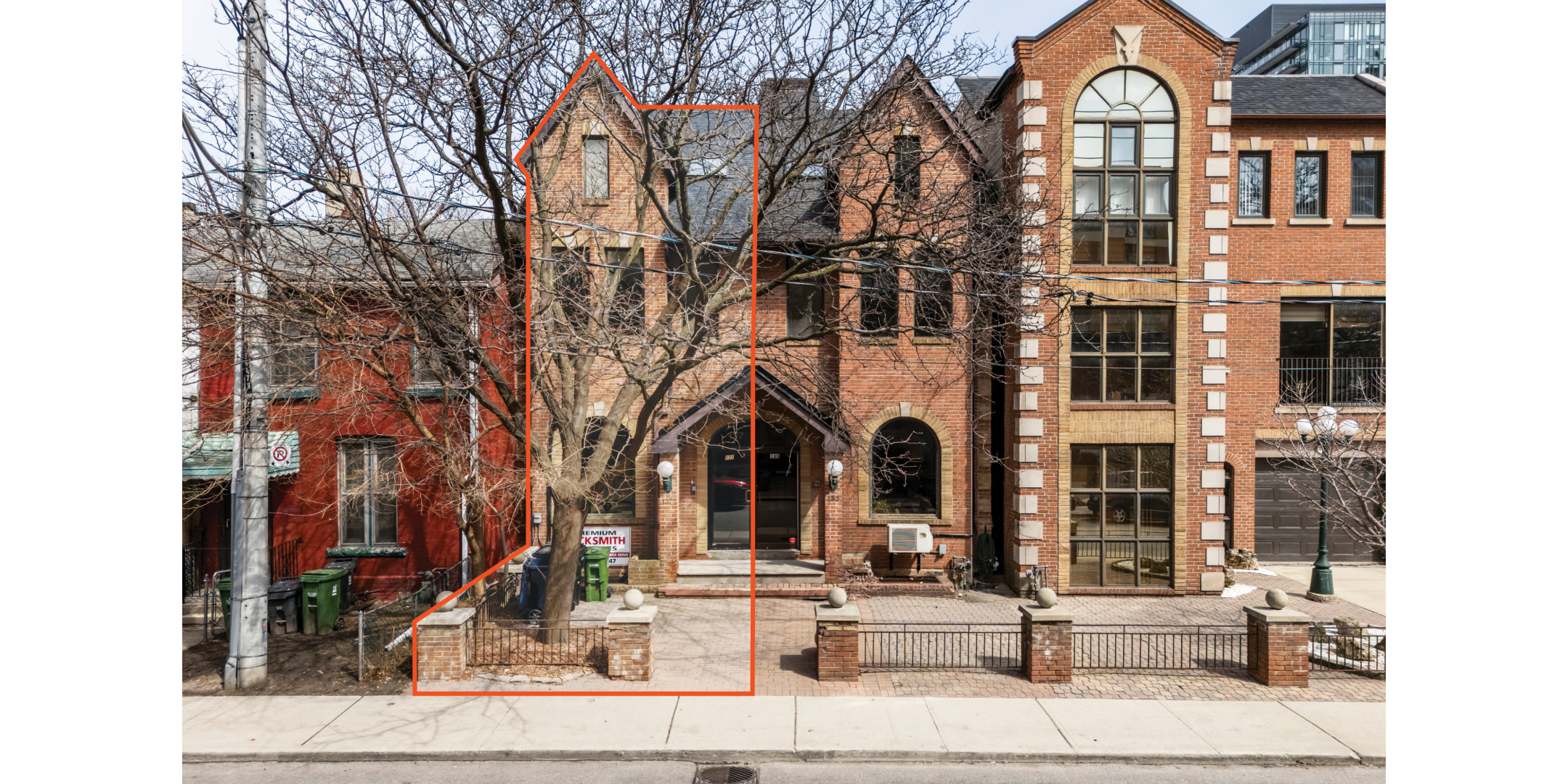 137 Berkeley Street building exterior showing front entrance