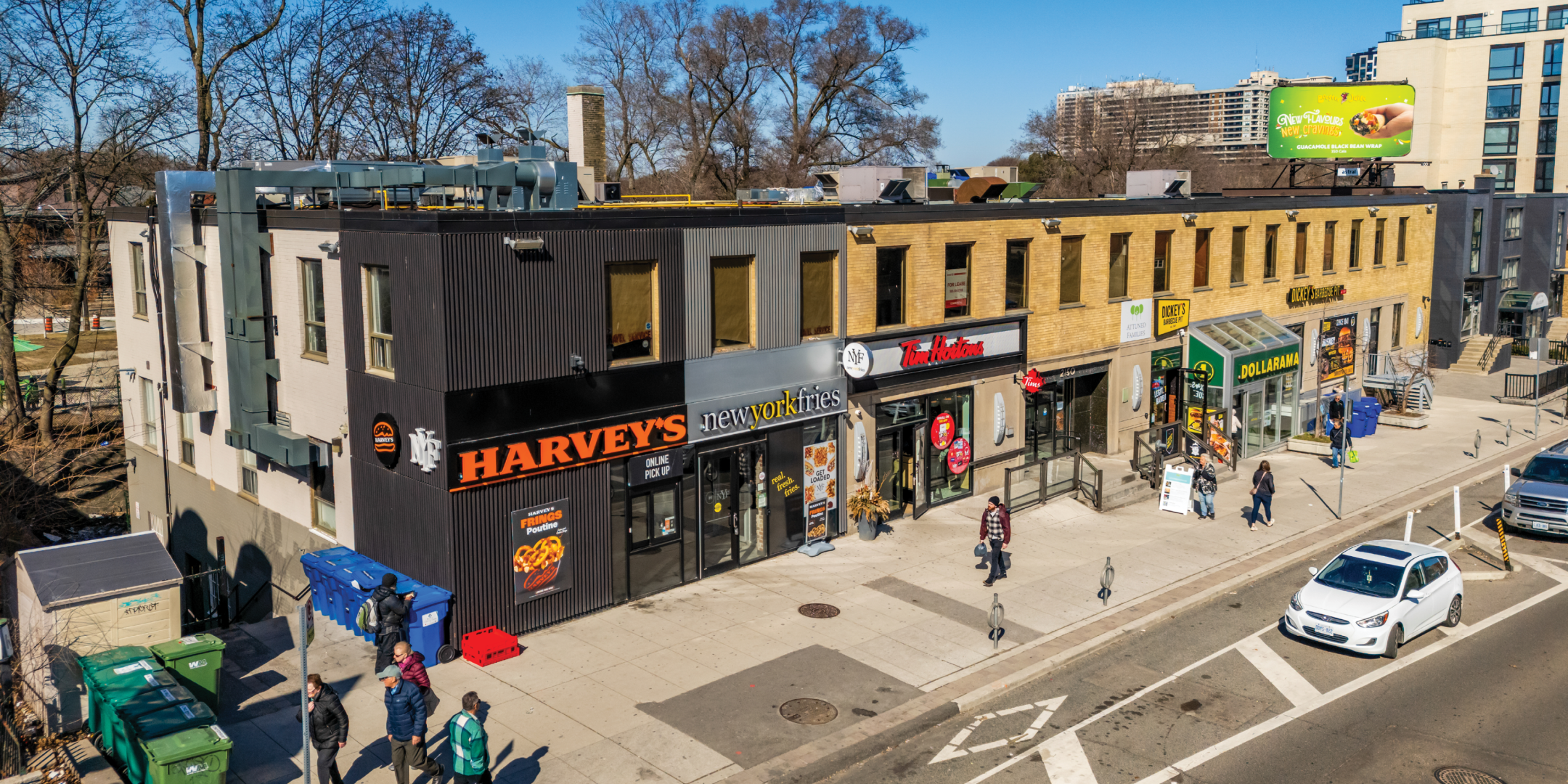 2150 Bloor Street W Retail/Office Building with Harveys, Tim Hortons, Dollarama, BBQ Restaurant