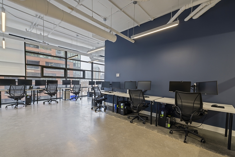 32 Lisgar workstations with big window