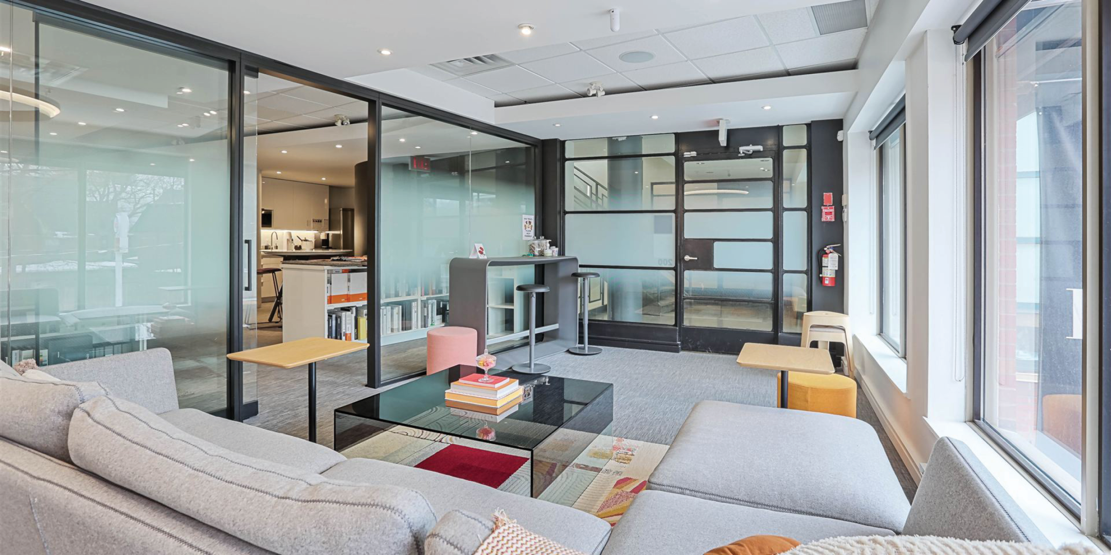 354 Davenport office waiting room with sofa