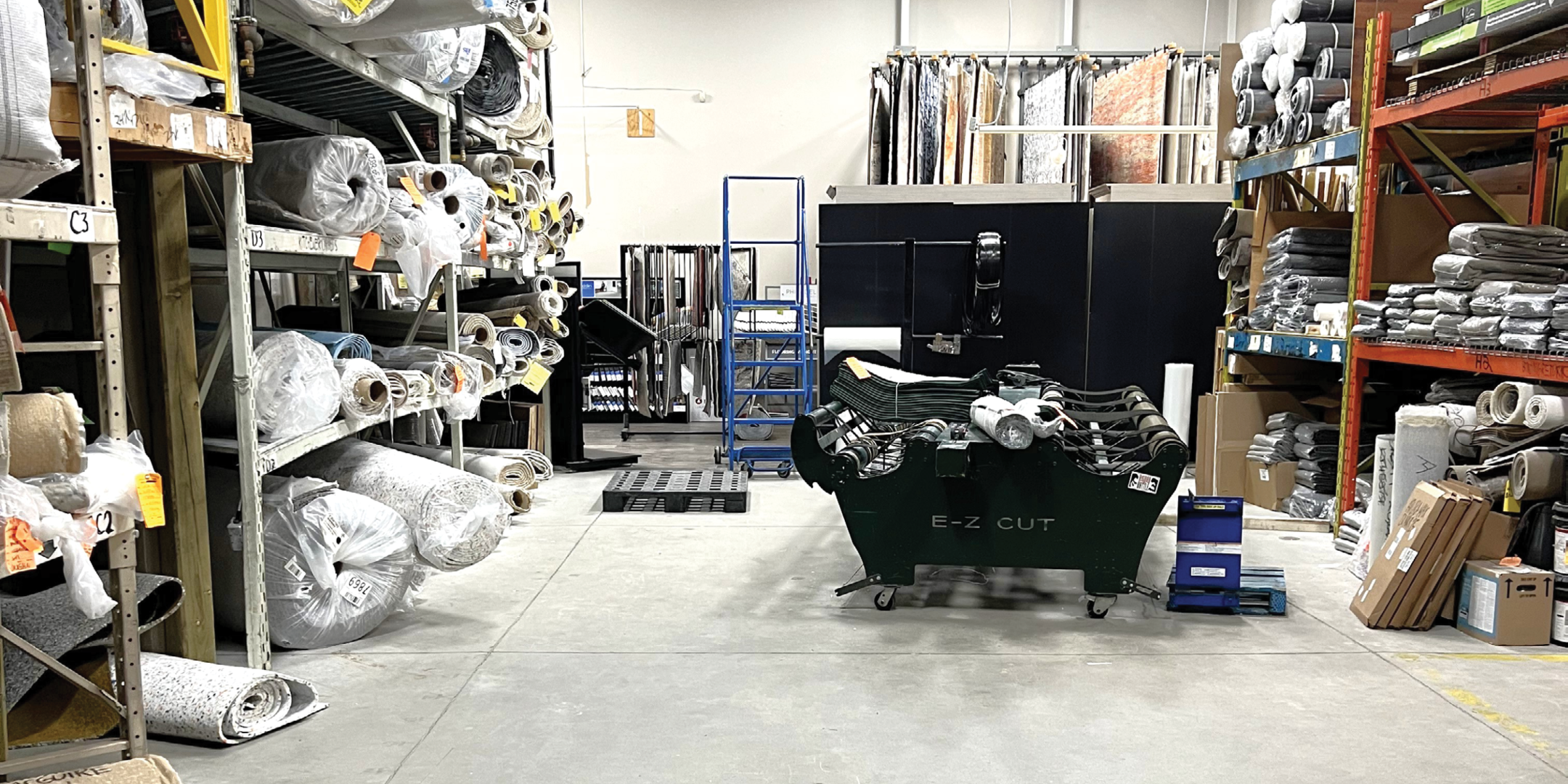 Warehouse area of retail unit