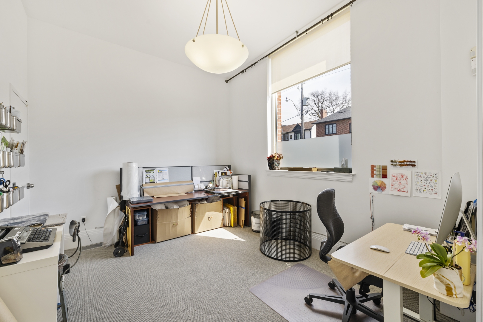 532 Annette Street Ground Floor office with a window overlooking the desk and chairs