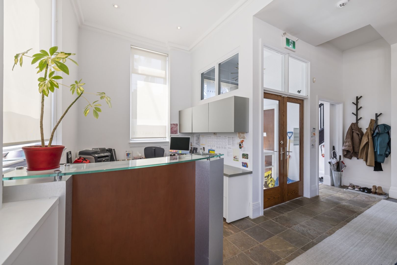 532 Annette Street Ground Floor Reception area with entrance door beside the reception desk