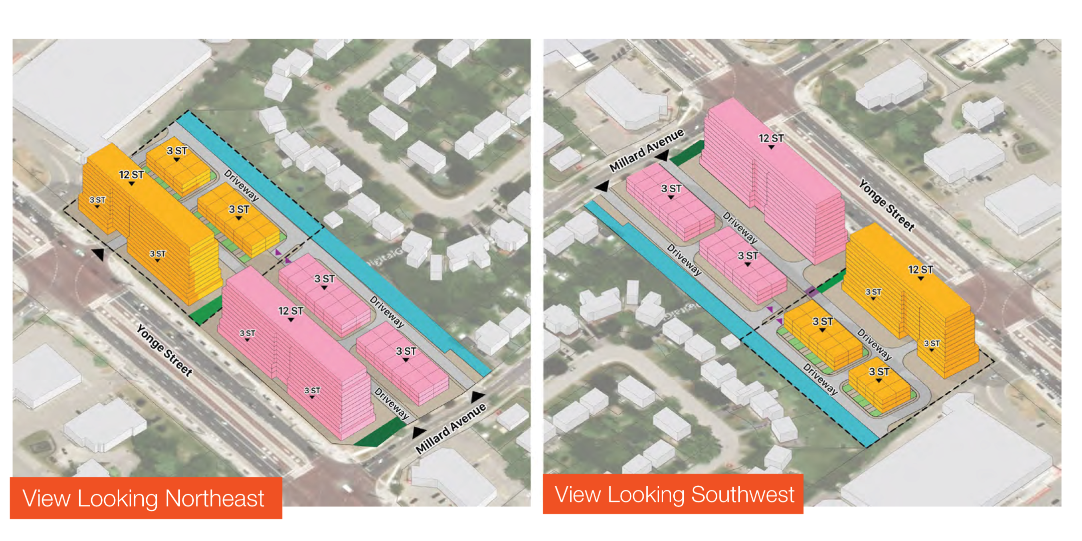 17415 Yonge Street Massing Scenarios with Development Overlay