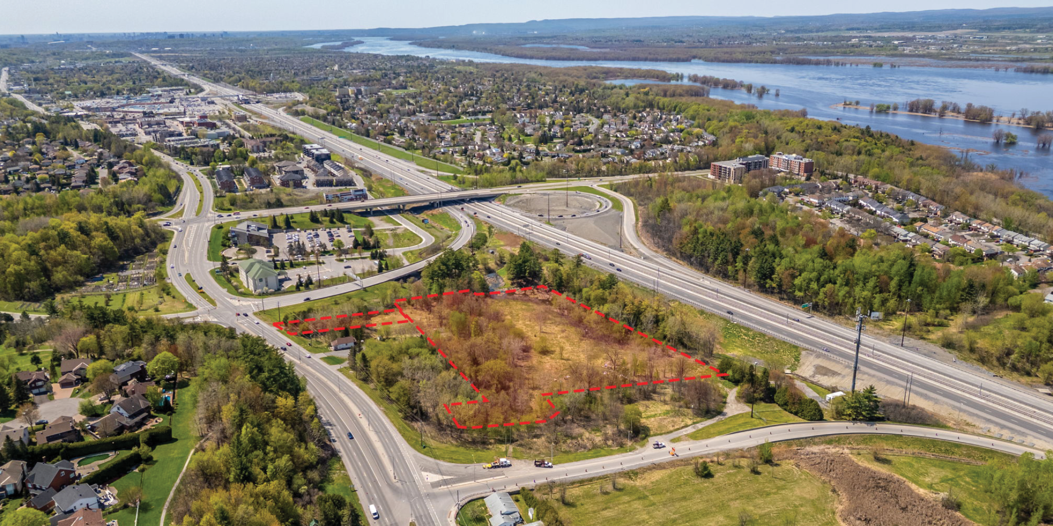 3393 & 3449 St Joseph Boulevard aerial