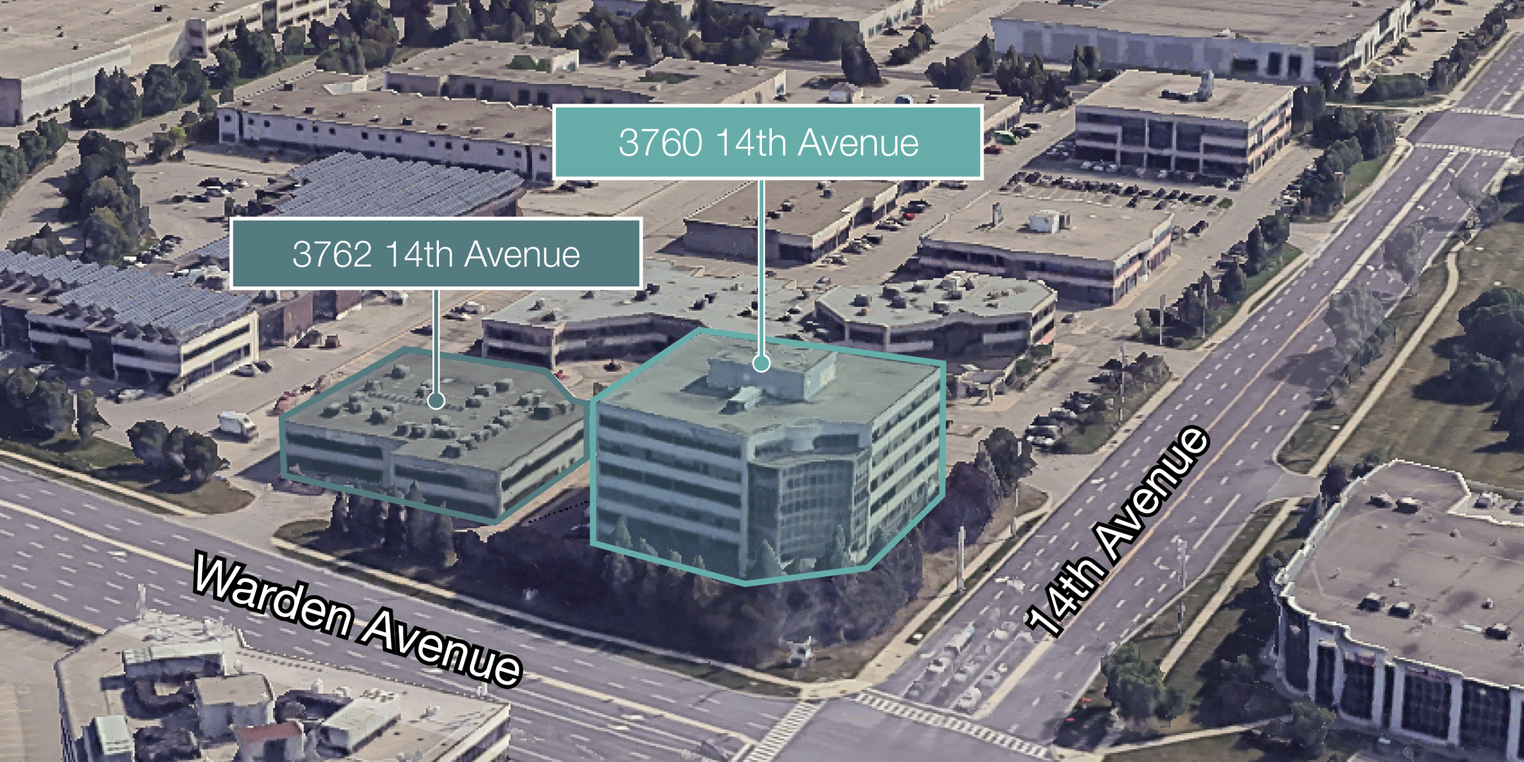 3760-3762 14th Avenue Office Buildings along Warden Avenue