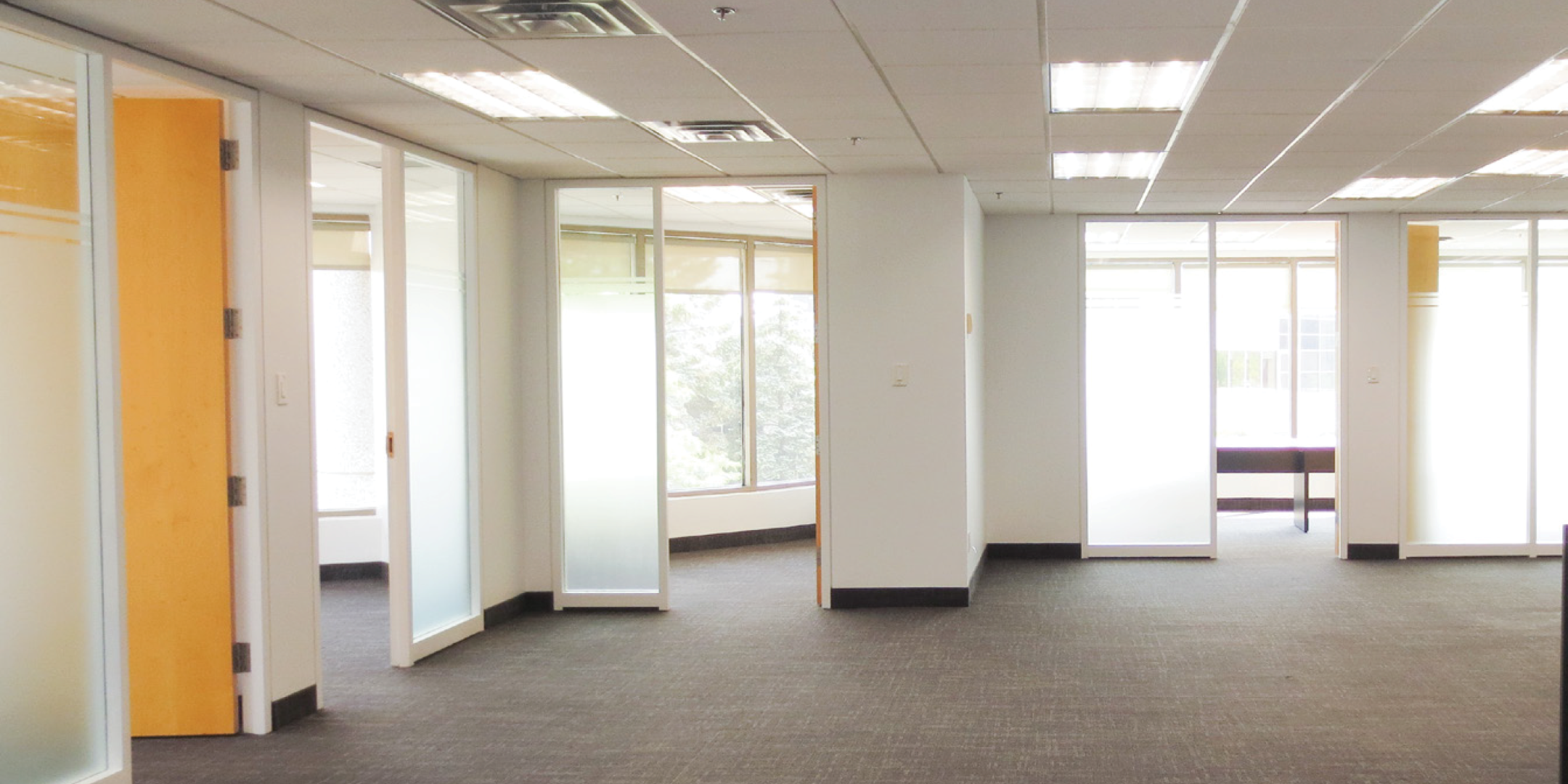 3760-3762 14th Avenue Existing Office Spaces with large windows