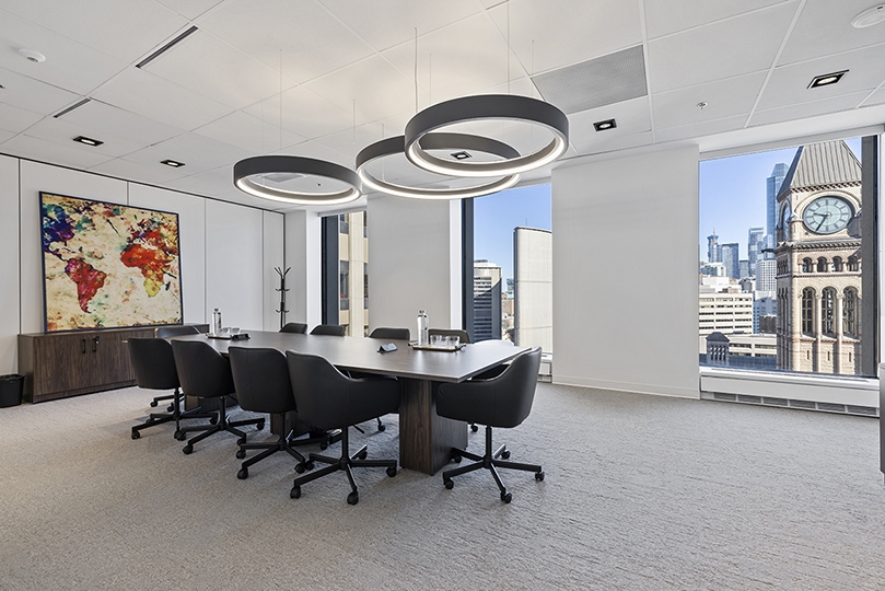 390 Bay Street boardroom with amazing view outside