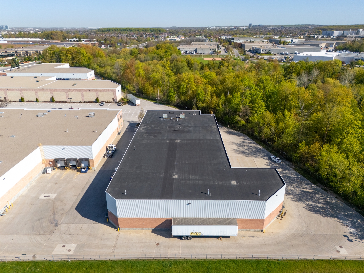 8851 Keele Street Aerial 