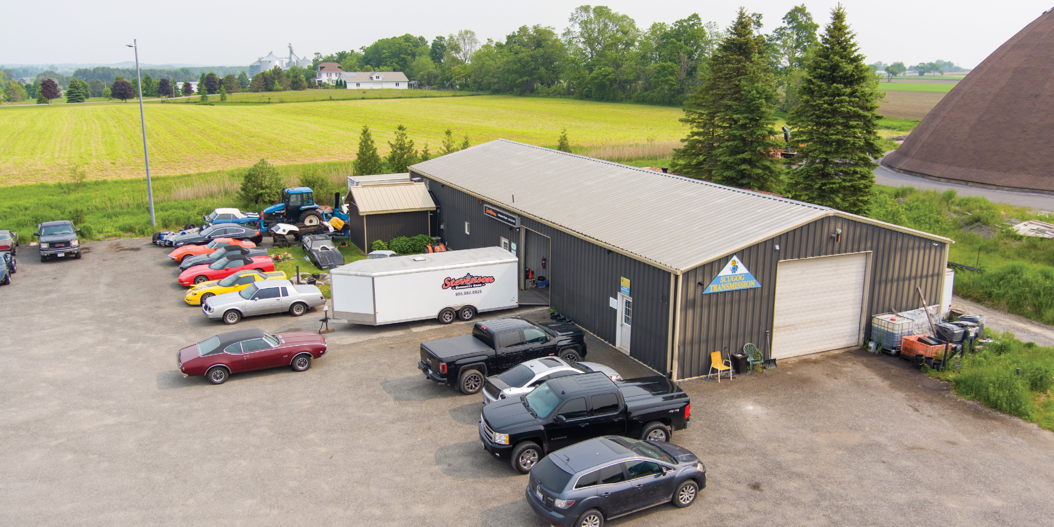 35 Brook Street 2.028 acres of land with one building, 4 garage doors