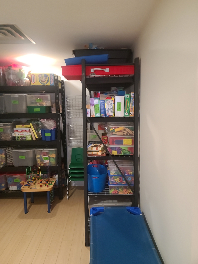 36 Scarsdale Road day care storage room