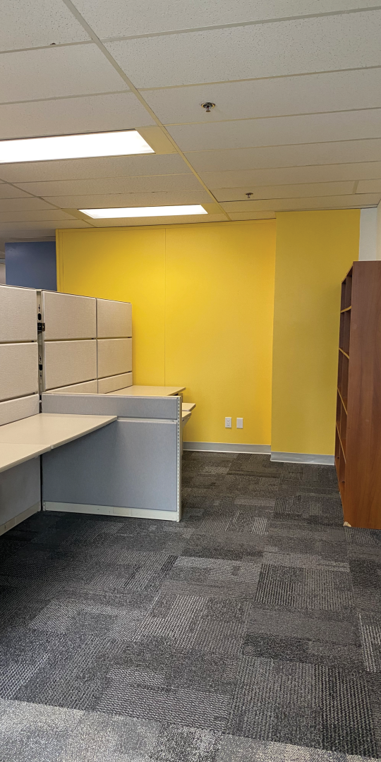 400 University Ave interior view of workspace with desks