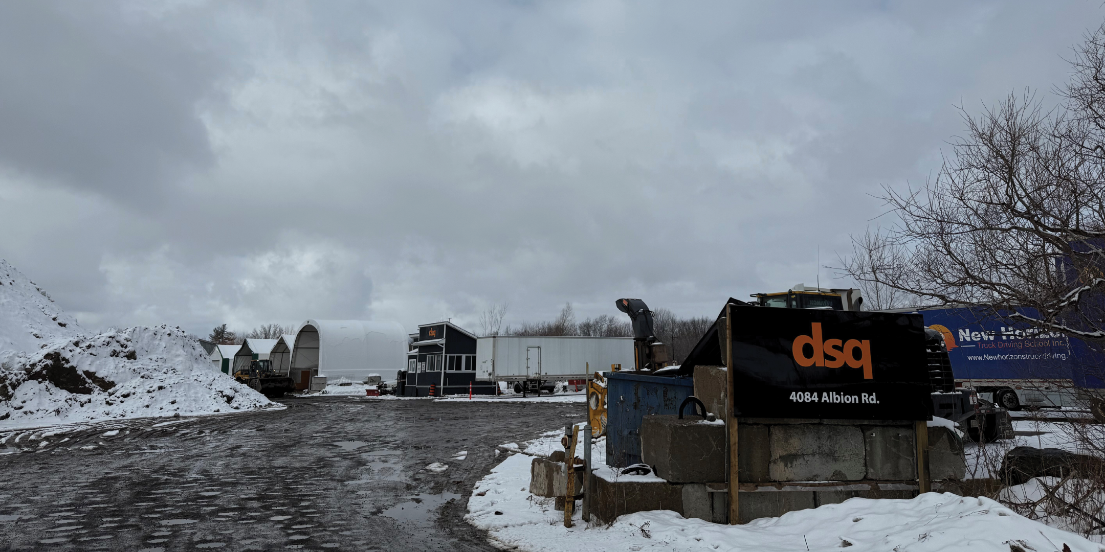 View of outside storage area at 4084 Albion Road