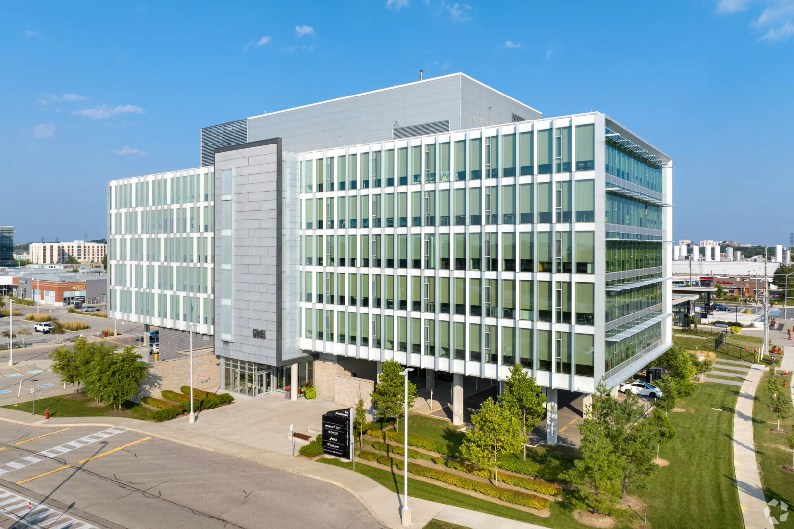 5015 Spectrum Way exterior view of the whole building